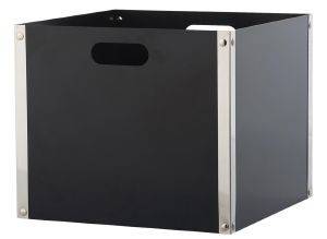 ΞΥΛΟΘΗΚΗ ZOGOMETAL K31 BLACK/NICKEL MAT 37X37X32CM ΞΥΛΟΘΗΚΗ ZOGOMETAL K31 BLACK/NICKEL MAT 37X37X32CM