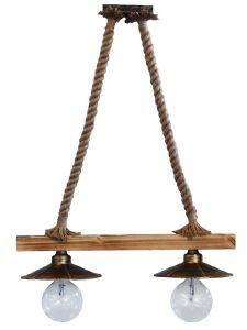   HERONIA LIGHTING UT-150 ROPE 2L RAGA // /BRONZE 75X65X25CM