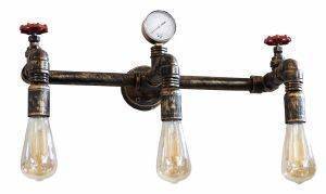   HERONIA LIGHTING PP-27AP 3/L TAP QUANTER / BRONZE 54X26X22CM