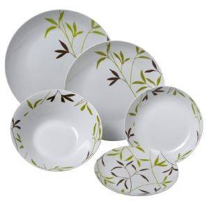 ΣΕΤ ΠΙΑΤΩΝ HOME FASHION ACCESSORIES LEAVES ΛΕΥΚΟ/ΚΑΦΕ/ΛΑΧΑΝΙ (20ΤΜΧ) ΣΕΤ ΠΙΑΤΩΝ HOME FASHION ACCESSORIES LEAVES ΛΕΥΚΟ/ΚΑΦΕ/ΛΑΧΑΝΙ (20ΤΜΧ)