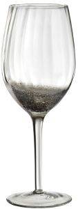 HOME FASHION ACCESSORIES ΠΟΤΗΡΙ ΝΕΡΟΥ HOME FASHION ACCESSORIES ILLUSION ΜΕ ΠΟΔΙ ΔΙΑΦΑΝΕΣ/ΓΚΡΙ 550ML