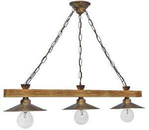   HERONIA LIGHTING R-150 RAGA 3L CHAIN / /BRONZE 67X100X24CM