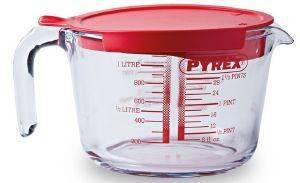 PYREX ΚΑΝΑΤΑ ΔΟΣΟΜΕΤΡΗΤΗΣ PYREX ΜΕ ΚΑΠΑΚΙ 1LT