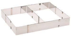 ΤΣΕΡΚΙ FISKO ΟΡΘΟΓΩΝΙΟ INOX ΜΕ ΧΩΡΙΣΜΑ 27X18CM ΣΕ 52,5X34CM ΤΣΕΡΚΙ FISKO ΟΡΘΟΓΩΝΙΟ INOX ΜΕ ΧΩΡΙΣΜΑ 27X18CM ΣΕ 52,5X34CM