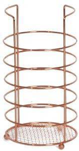 ΚΟΥΤΑΛΟΘΗΚΗ ESTIA COPPER ΜΕΤΑΛΛΟ ΡΟΖ ΧΡΥΣΟ 11,5X11,5X20CM ΚΟΥΤΑΛΟΘΗΚΗ ESTIA COPPER ΜΕΤΑΛΛΟ ΡΟΖ ΧΡΥΣΟ 11,5X11,5X20CM