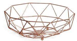 ΦΡΟΥΤΙΕΡΑ ESTIA COPPER ΜΕΤΑΛΛΟ ΡΟΖ ΧΡΥΣΟ 28X28X10CM ΦΡΟΥΤΙΕΡΑ ESTIA COPPER ΜΕΤΑΛΛΟ ΡΟΖ ΧΡΥΣΟ 28X28X10CM