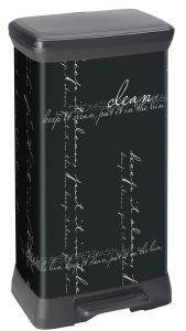 ΚΑΔΟΣ ΑΧΡΗΣΤΩΝ CURVER HANDWRITING ΠΛΑΣΤΙΚΟ ΜΑΥΡΟ 50LT 9X29X73CM ΚΑΔΟΣ ΑΧΡΗΣΤΩΝ CURVER HANDWRITING ΠΛΑΣΤΙΚΟ ΜΑΥΡΟ 50LT 9X29X73CM