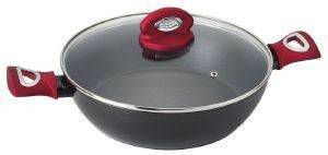 ΣΩΤΕΖΑ ΑΝΤΙΚΟΛΛΗΤΙΚΗ IZZY CUCINA ROSSA GOURMET 28CM ΣΩΤΕΖΑ ΑΝΤΙΚΟΛΛΗΤΙΚΗ IZZY CUCINA ROSSA GOURMET 28CM