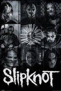 POSTER  SLIPKNOT-MASKS  61 X 91.5 CM