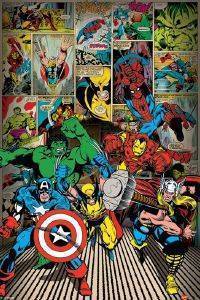 POSTER MARVEL CAPTAIN AMERICAN 1 61 X 91.5 CM