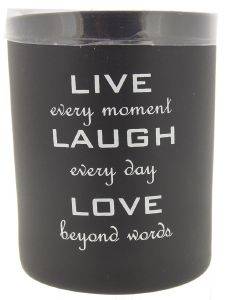 ΚΕΡΙ ΑΡΩΜΑΤΙΚO UNIKER ΣΟΓΙΑ BLEND ΠΟΤΗΡΙ ΛΕΥΚΟ LIVE PASSION 7X8.5CM ΚΕΡΙ ΑΡΩΜΑΤΙΚO UNIKER ΣΟΓΙΑ BLEND ΠΟΤΗΡΙ ΛΕΥΚΟ LIVE PASSION 7X8.5CM