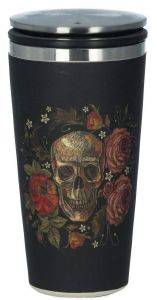   BAMBOO SLIDECUP   SKULL BAMBOO INOX  420ML