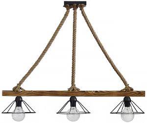   HERONIA LIGHTING UT-350RAGA 3/L ROPE   79X10024CM