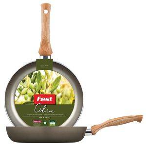 ΤΗΓΑΝΙ FEST OLIVE ΒΑΘΥ ΑΝΤΙΚΟΛΛΗΤΙΚΟ ΑΛΟΥΜΙΝΙΟ 28CM ΤΗΓΑΝΙ FEST OLIVE ΒΑΘΥ ΑΝΤΙΚΟΛΛΗΤΙΚΟ ΑΛΟΥΜΙΝΙΟ 28CM