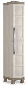 ΝΤΟΥΛΑΠΑ KETER KIS EXCELLENCE HIGH CABINET 1 DOOR ΜΠΕΖ 33X45X181H ΝΤΟΥΛΑΠΑ KETER KIS EXCELLENCE HIGH CABINET 1 DOOR ΜΠΕΖ 33X45X181H