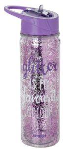 ΜΠΟΥΚΑΛΙ ΠΑΓΟΥΡΙ SMASH GLITTER TRITAN ΜΩΒ ΚΑΛΑΜΑΚΙ 500ML ΜΠΟΥΚΑΛΙ ΠΑΓΟΥΡΙ SMASH GLITTER TRITAN ΜΩΒ ΚΑΛΑΜΑΚΙ 500ML