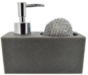 DISPENSER ΚΟΥΖΙΝΑΣ MARVA ΓΙΑ ΣΦΟΥΓΓΑΡΙ ΓΚΡΙ ΚΕΡΑΜΙΚΟ 14.5X7.3Χ13.4CM DISPENSER ΚΟΥΖΙΝΑΣ MARVA ΓΙΑ ΣΦΟΥΓΓΑΡΙ ΓΚΡΙ ΚΕΡΑΜΙΚΟ 14.5X7.3Χ13.4CM