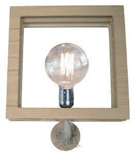 ΑΠΛΙΚΑ GALLIS LIGHTING WOOD POROS AP ISLAND Ε27 ΛΙΝΟ ΒΑΣΗ ΝΟ8 32X32X8CM