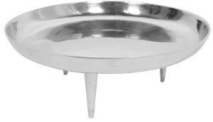 DECO ΔΙΣΚΟΣ ΣΕΡΒΙΡΙΣΜΑΤΟΣ DECO MONE ΑΣΗΜΙ ΑΛΟΥΜΙΝΙΟ 39Χ13,5CM