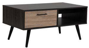  HOMEWORKS BLACK COFFEE TABLE WENGE BITTER SONOMA  90X50XH43CM