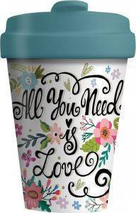 BAMBOO ΠΟΤΗΡΙ BAMBOOCUP ALL YOU NEED IS LOVE 403ML