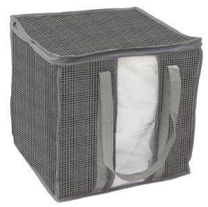 ΘΗΚΗ ΦΥΛΑΞΗΣ ESTIA LINEN ΓΚΡΙ 38X34X38CM ΘΗΚΗ ΦΥΛΑΞΗΣ ESTIA LINEN ΓΚΡΙ 38X34X38CM