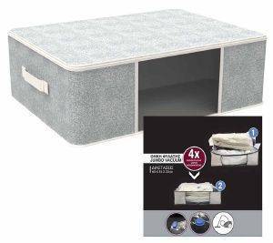 ΘΗΚΗ ΦΥΛΑΞΗΣ ESTIA JUMBO VACUUM LINEN 60X45X20CM ΘΗΚΗ ΦΥΛΑΞΗΣ ESTIA JUMBO VACUUM LINEN 60X45X20CM