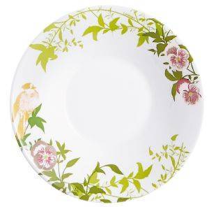 ΜΠΟΛ  LUMINARC LATONE    ΣΤΡΟΓΓΥΛΟ ΛΕΥΚΟ (18CM)