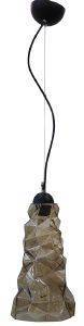 ΦΩΤΙΣΤΙΚΟ ΟΡΟΦΗΣ HERONIA LIGHTING GL-5030/18 ICE ΓΥΑΛΙ ΓΚΡΙ 100Χ18CM