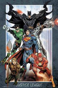 POSTER DC COMICS JUSTICE LEAGUE GROUP (61 X 91.5 CM)