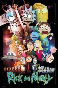POSTER RICK-AND-MORTY-WARS 61 X 91.5 CM