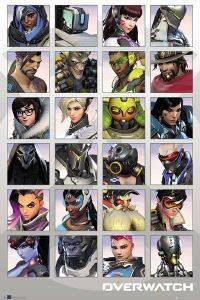 GB EYE POSTER OVERWATCH-CHARACTER-PORTRAITS 61 X 91.5 CM