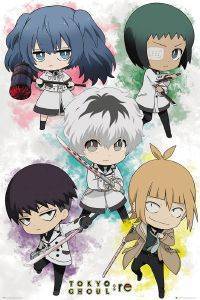 POSTER TOKYO-GHOUL-RE-CHIBI-CHARACTERS 61 X 91.5 CM