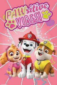 POSTER PAW-PATROL-PAWSITIVE-VIBES 61 X 91.5 CM