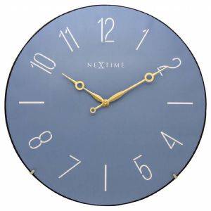 ΡΟΛΟΙ ΤΟΙΧΟΥ NEXTIME TRENDY DOME 3158BL ΠΛΑΣΤΙΚΟ ΓΥΑΛΙ ΜΠΛΕ 35CM ΡΟΛΟΙ ΤΟΙΧΟΥ NEXTIME TRENDY DOME 3158BL ΠΛΑΣΤΙΚΟ ΓΥΑΛΙ ΜΠΛΕ 35CM