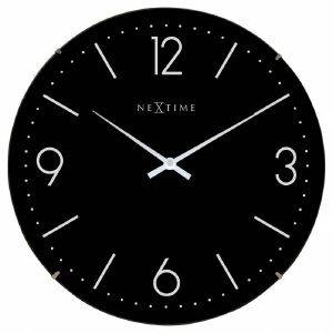 ΡΟΛΟΙ ΤΟΙΧΟΥ NEXTIME BASIC DOME 3157ZW ΠΛΑΣΤΙΚΟ ΓΥΑΛΙ ΜΑΥΡΟ 35CM ΡΟΛΟΙ ΤΟΙΧΟΥ NEXTIME BASIC DOME 3157ZW ΠΛΑΣΤΙΚΟ ΓΥΑΛΙ ΜΑΥΡΟ 35CM