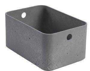   CURVER KETER  BETON HALF CUBE     4L - 24X17X13CM