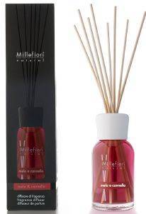   MILLEFIORI DIFFUSER WITH STICKS MELA & CANNELLA  100ML