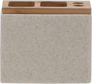 ΠΟΤΗΡΟΘΗΚΗ SEALSKIN GRACE POLYRESIN BAMBOO ΜΠΕΖ 6X12.3X10.2CM ΠΟΤΗΡΟΘΗΚΗ SEALSKIN GRACE POLYRESIN BAMBOO ΜΠΕΖ 6X12.3X10.2CM