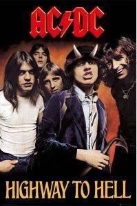 POSTER AC/DC HIGHWAY TO HELL 61 X 91.5 CM POSTER AC/DC HIGHWAY TO HELL 61 X 91.5 CM
