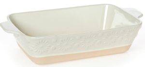 ΤΑΨΙ ΠΥΡΙΜΑΧΟ CRYSPO TRIO FLOWER CREAM ΚΕΡΑΜΙΚΟ 40Χ25Χ9CM ΤΑΨΙ ΠΥΡΙΜΑΧΟ CRYSPO TRIO FLOWER CREAM ΚΕΡΑΜΙΚΟ 40Χ25Χ9CM