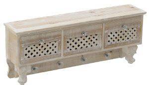 ΚΡΕΜΑΣΤΡΑ ΤΟΙΧΟΥ INART ΞΥΛΟ WOODEN HANGER W/DRAWERS NATURAL 64Χ14Χ26CM ΚΡΕΜΑΣΤΡΑ ΤΟΙΧΟΥ INART ΞΥΛΟ WOODEN HANGER W/DRAWERS NATURAL 64Χ14Χ26CM
