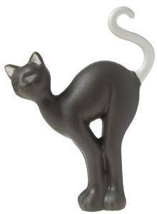 ΔΙΑΚΟΣΜΗΤΙΚΗ ΦΙΓΟΥΡΑ HOME FASHION ACCESSORIES MIGNON ΓΑΤΑ ΟΡΘΙΑ MATT GREY 17CM ΔΙΑΚΟΣΜΗΤΙΚΗ ΦΙΓΟΥΡΑ HOME FASHION ACCESSORIES MIGNON ΓΑΤΑ ΟΡΘΙΑ MATT GREY 17CM