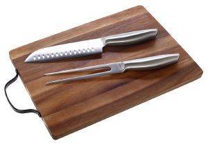   CRYSPO TRIO ACACIA CUTTING BOARD     3 36X25.5CM