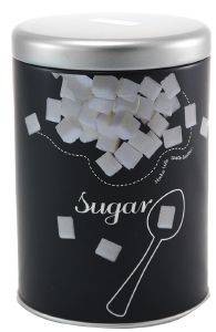 CHIOS HELLAS ΒΑΖΟ ΑΠΟΘΗΚΕΥΣΗΣ CHIOS HELLAS RETRO SUGAR ΜΕΤΑΛΛΟ ΜΑΥΡΟ CM