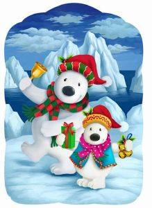 ����������������O ����������O 3D CHRISTMAS   ��� �����Y�� �������� 16.5X23.5CM