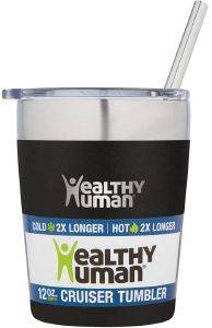  HEALTHY HUMAN CRUISER TUMBLER    18/8 PURE BLACK  355ML