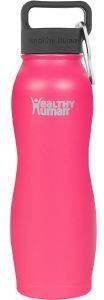    HEALTHY HUMAN CURVE WATER BOTTLE HAWAIIAN PINK  621ML