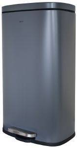 ΚΑΔΟΣ ESTIA SOFT CLOSE ΟΒΑΛ ΜΕΤΑΛΛΟ ΓΚΡΙ 30LT 34X23X63CM ΚΑΔΟΣ ESTIA SOFT CLOSE ΟΒΑΛ ΜΕΤΑΛΛΟ ΓΚΡΙ 30LT 34X23X63CM
