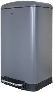 ESTIA ΚΑΔΟΣ ESTIA CLASSIC ΜΕΤΑΛΛΟ ΓΚΡΙ MAT SOFT CLOSE 30L 35X33X60CM